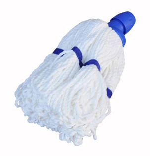 Microvezel mop blauw
